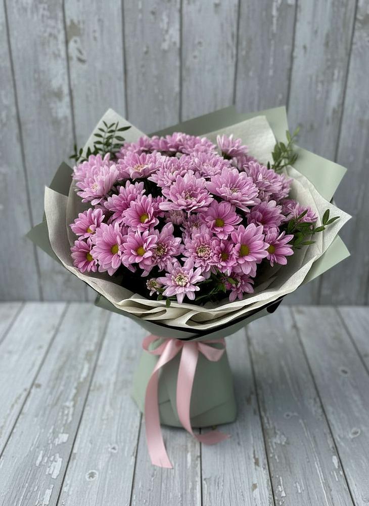 Букет цветов из: Хризантемы в Красные Баррикады