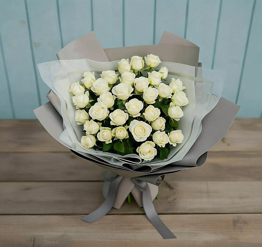 Букет Белоснежная нежность в Красные Баррикады