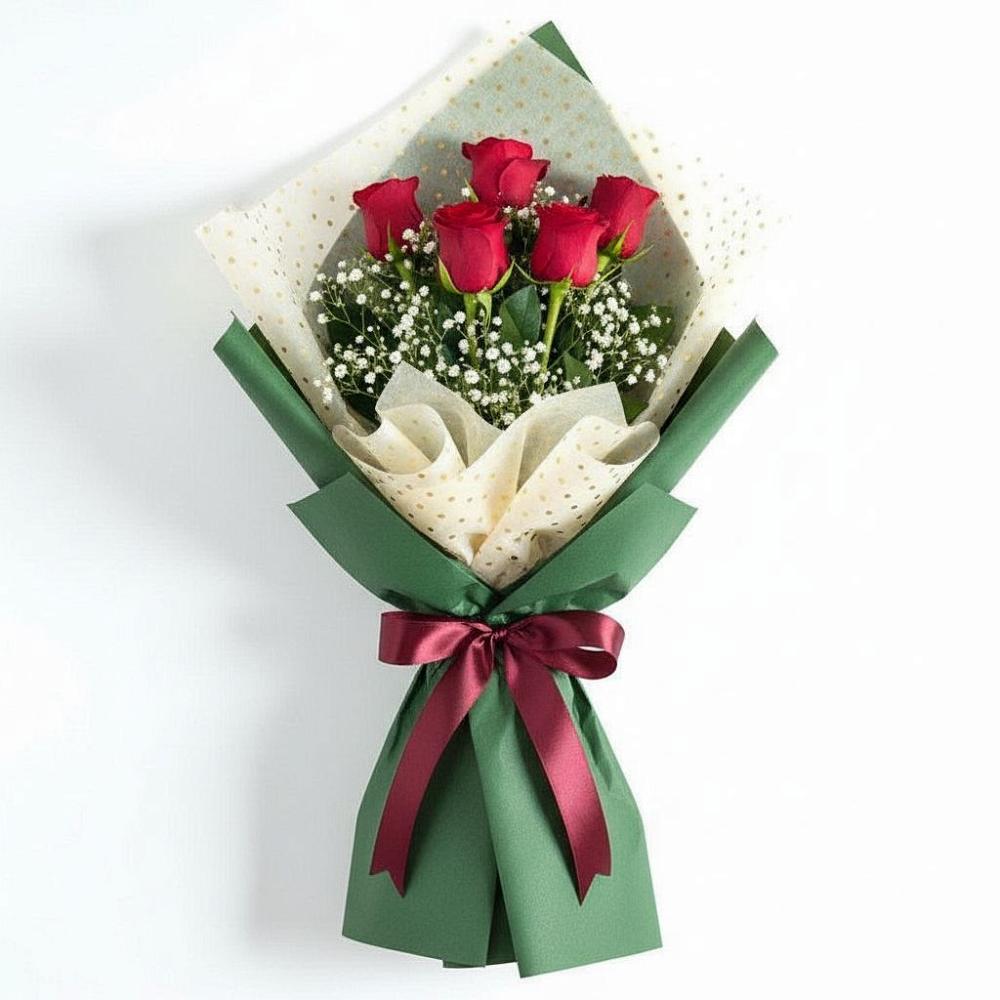 Букет цветов из: Розы в Красные Баррикады