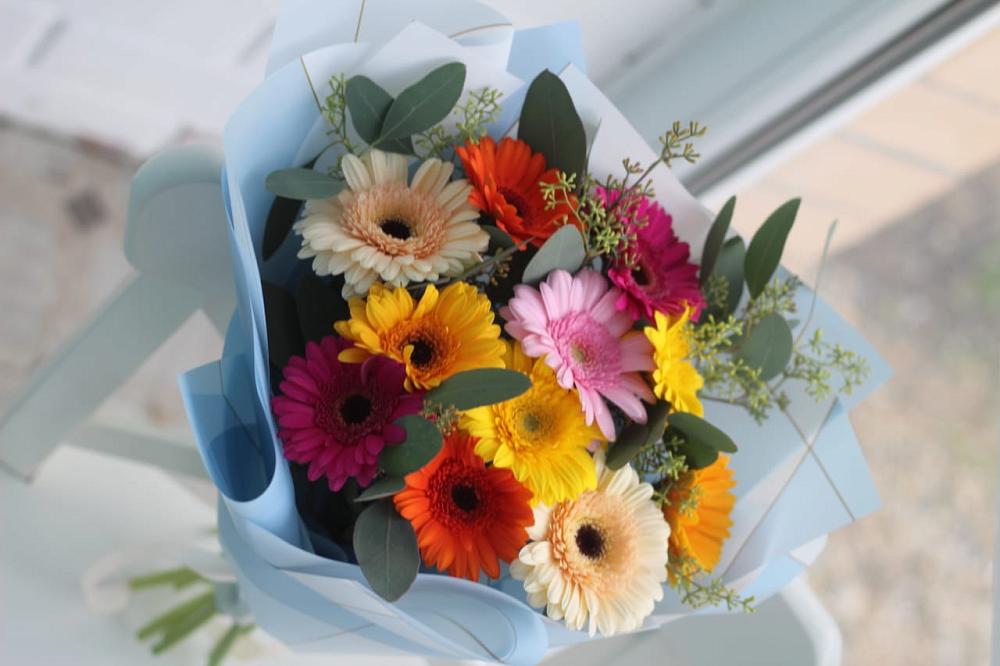 Букет цветов из: Герберы в Красные Баррикады