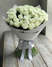 Букет 35 Белых роз в Красные Баррикады
