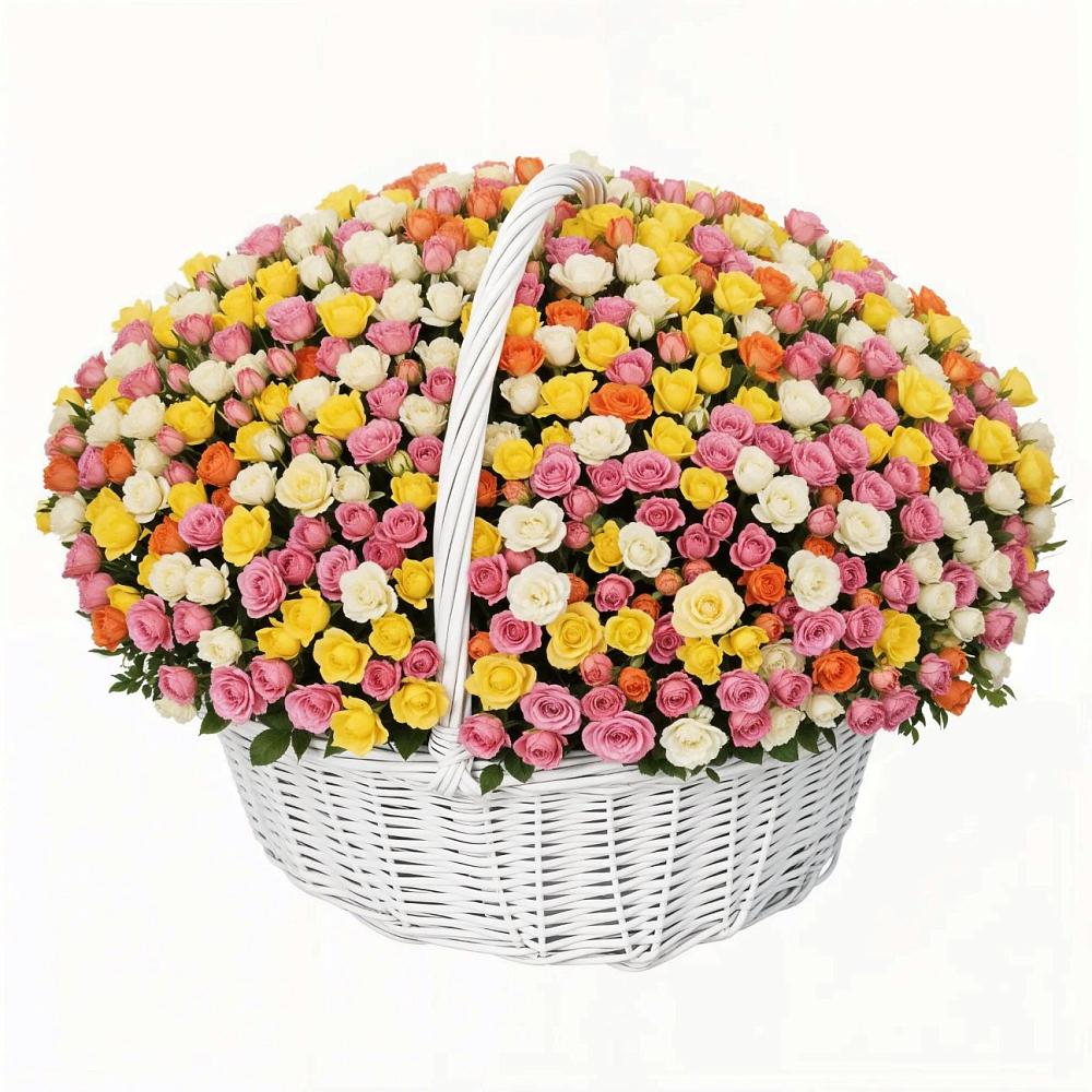 Премиум букет из: Розы в Красные Баррикады