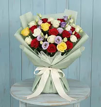 Букет цветов из:  Розы в Красные Баррикады