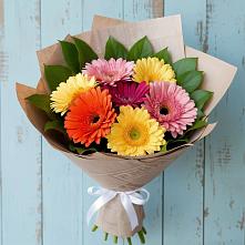 Букет цветов из:  Герберы в Красные Баррикады