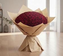 Букет 101 Красная роза #REPLACE_PRED# Красные Баррикады