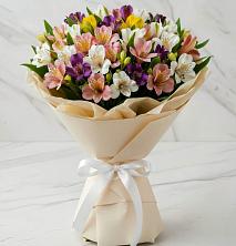 Букет цветов из:  Альстромерии в Красные Баррикады