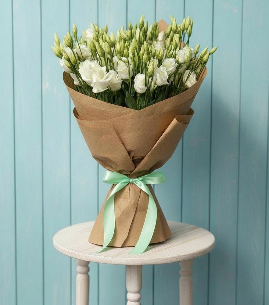 Букет цветов из: Лизиантусы в Красные Баррикады