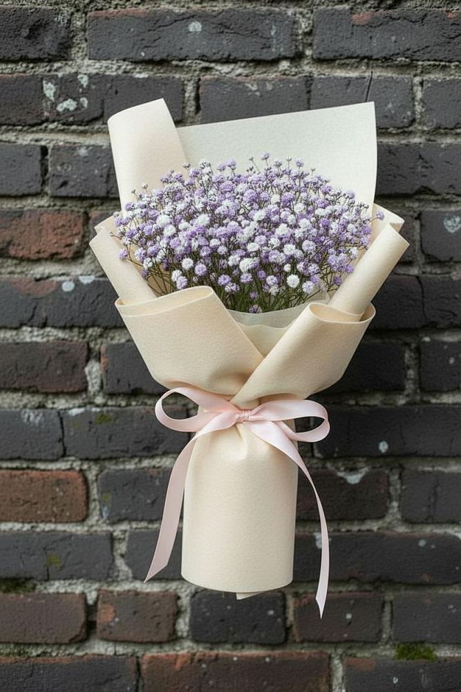 Букет цветов из: Гипсофила в Красные Баррикады