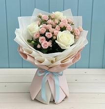 Букет цветов из:  Розы в Красные Баррикады