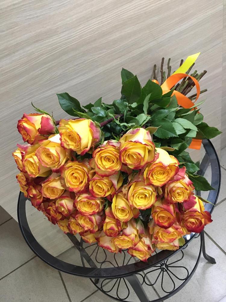 Букет Желтые розы в Красные Баррикады