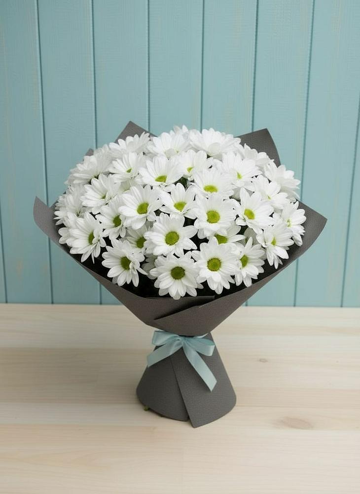 Букет цветов из: Хризантемы в Красные Баррикады