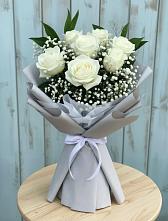 Букет цветов из:  Розы в Красные Баррикады