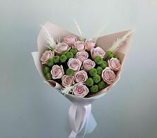 Букет цветов из:  Розы и Хризантемы в Красные Баррикады