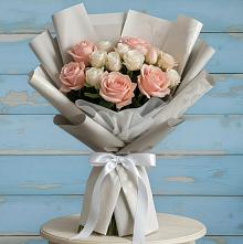 Букет цветов из:  Розы в Красные Баррикады