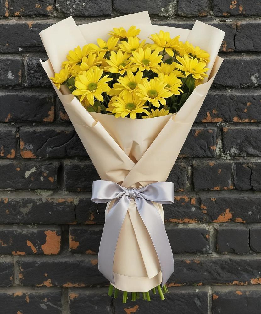 Букет цветов из: Хризантемы в Красные Баррикады