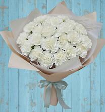 Букет цветов из:  Гвоздики в Красные Баррикады