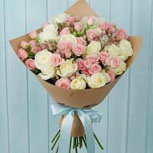 Букет цветов из:  Розы в Красные Баррикады